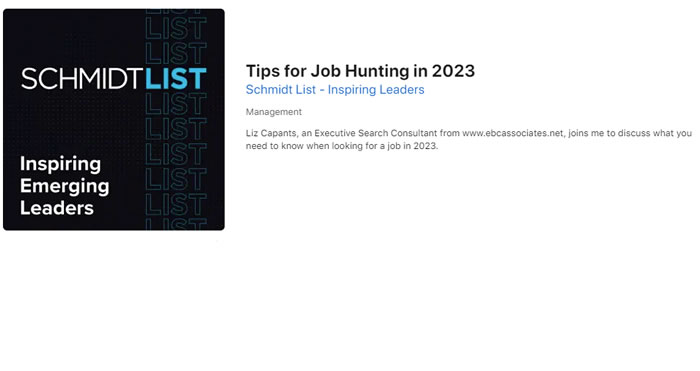 Tips for Job Hunting in 2023 with Liz Capants